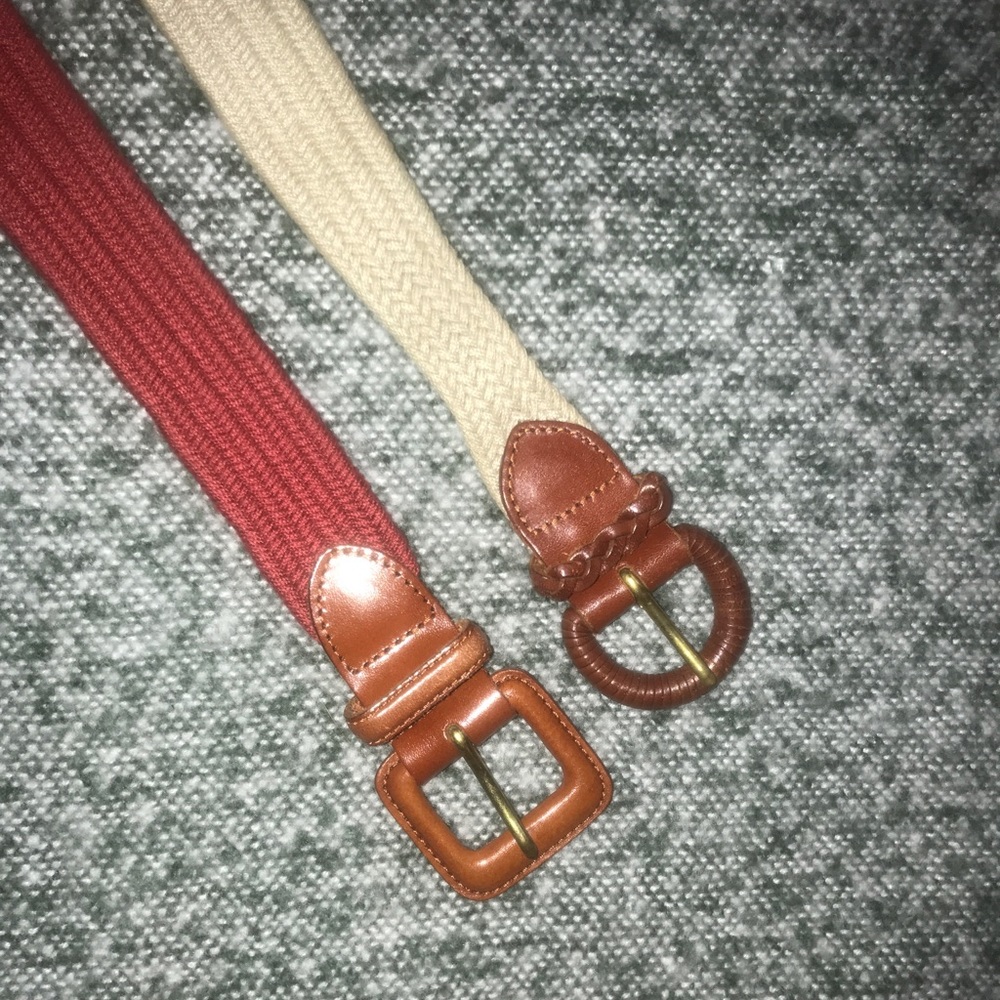 (bundle!) genuine leather vintage belts - Picture 1 of 3